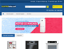 Tablet Screenshot of elektrofutar.net
